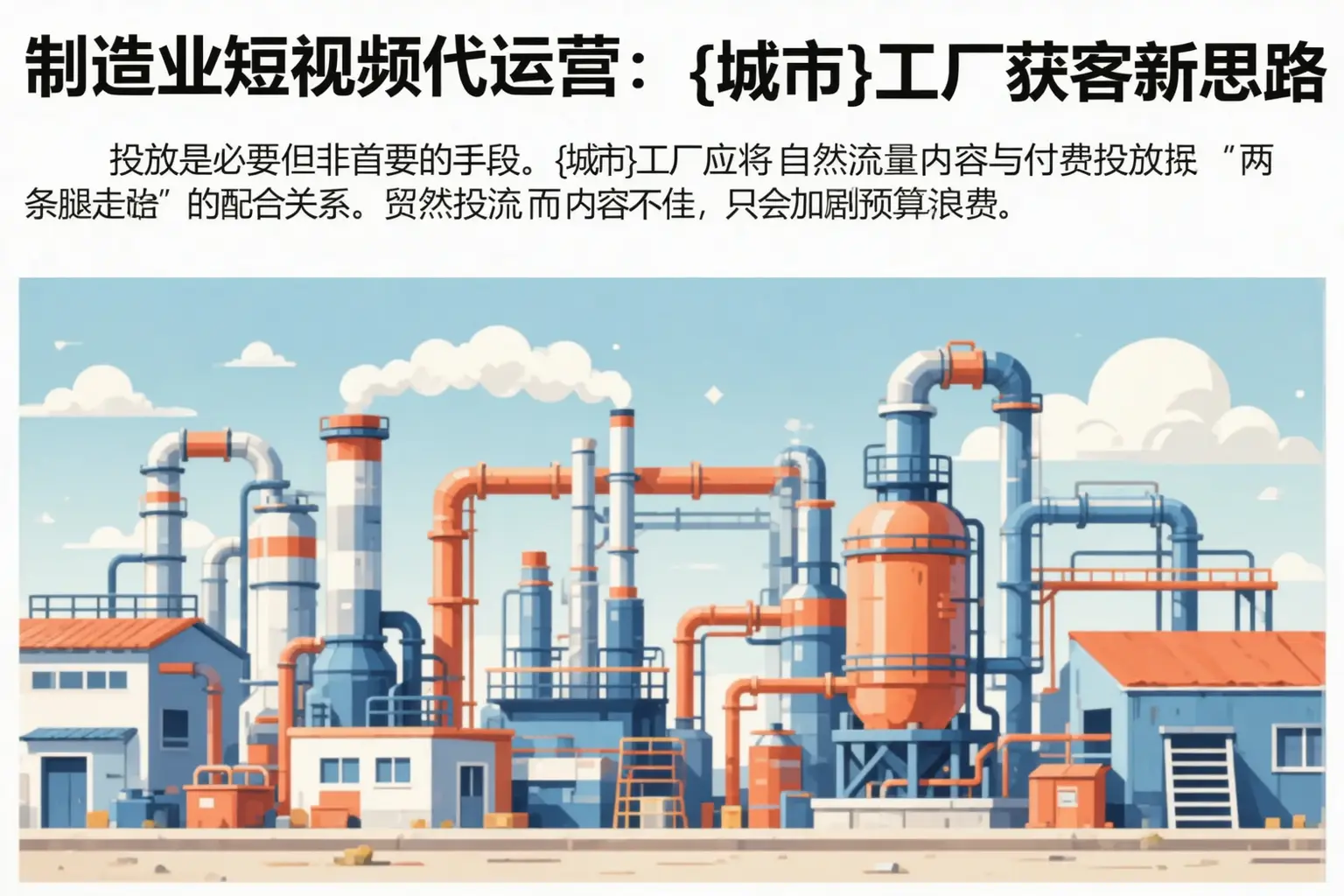 制造业短视频代运营：琼海工厂获客新思路
