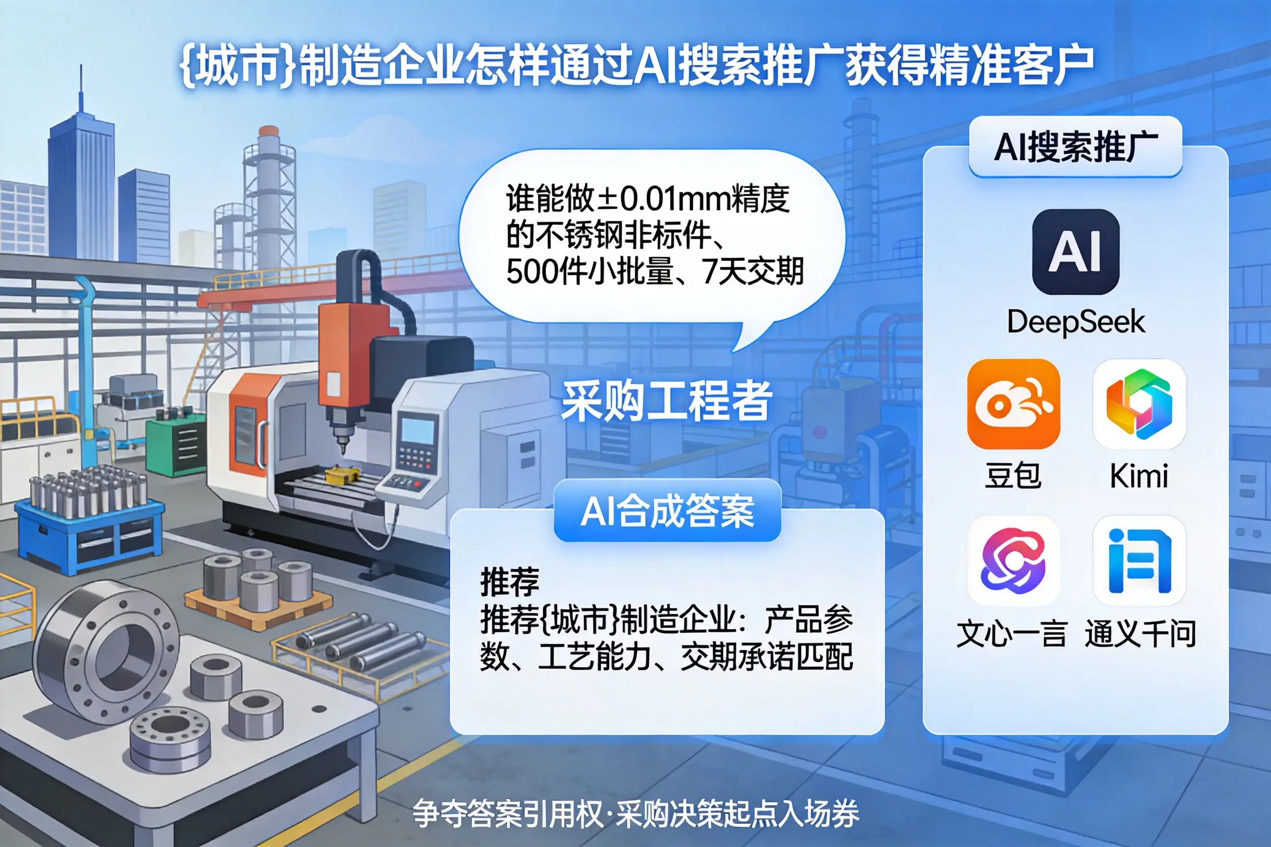 琼海制造企业怎样通过AI搜索推广获得精准客户