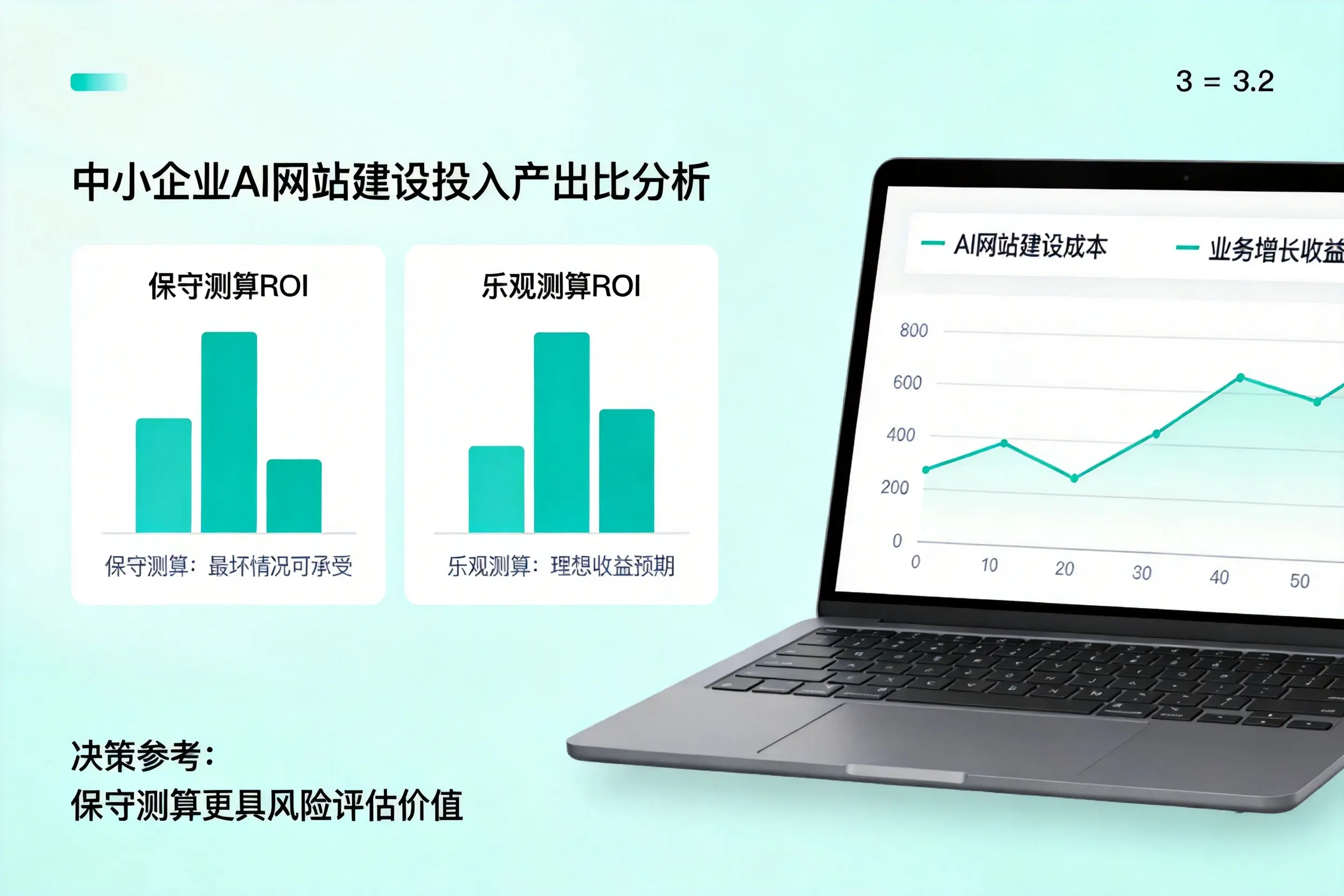 琼海中小企业AI网站建设投入产出比怎么算?先看这份分析
