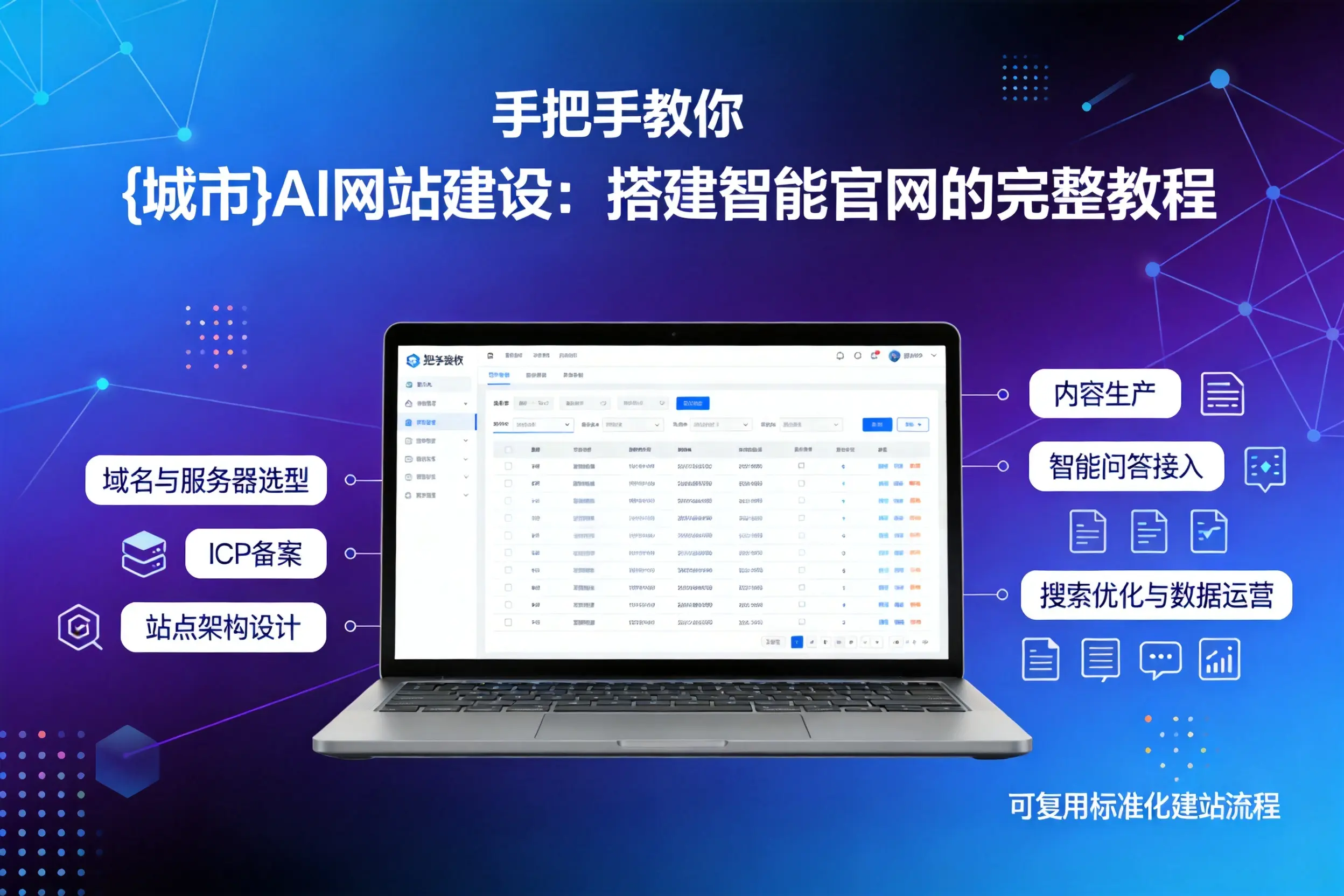 手把手教你琼海AI网站建设：搭建智能官网的完整教程