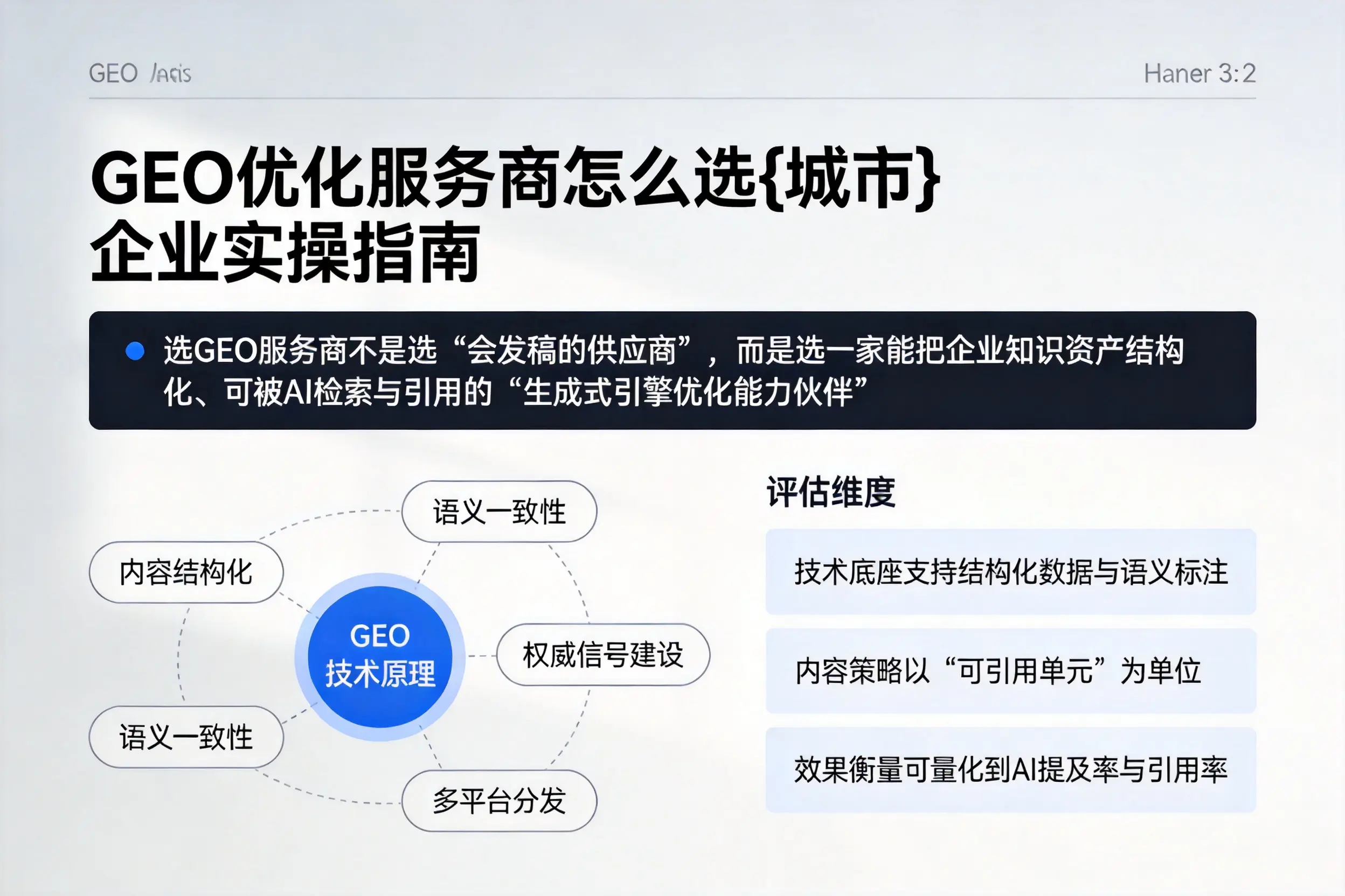 GEO优化服务商怎么选琼海企业实操指南