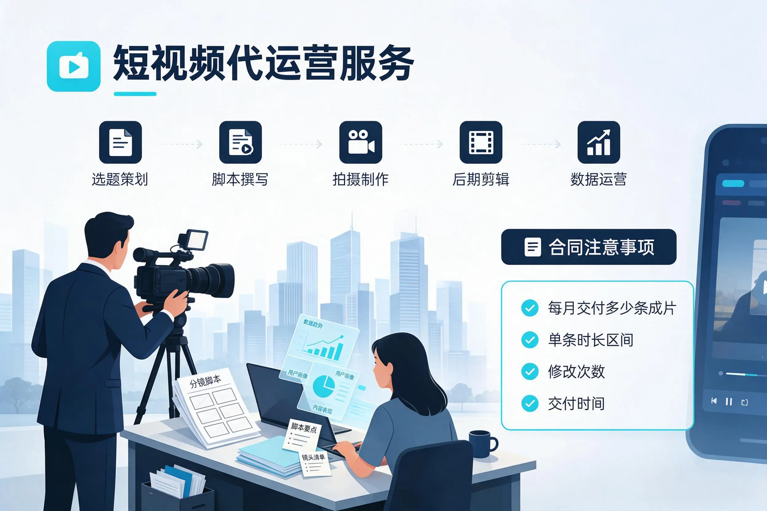 短视频代运营包含哪些服务？琼海企业常见问题科普
