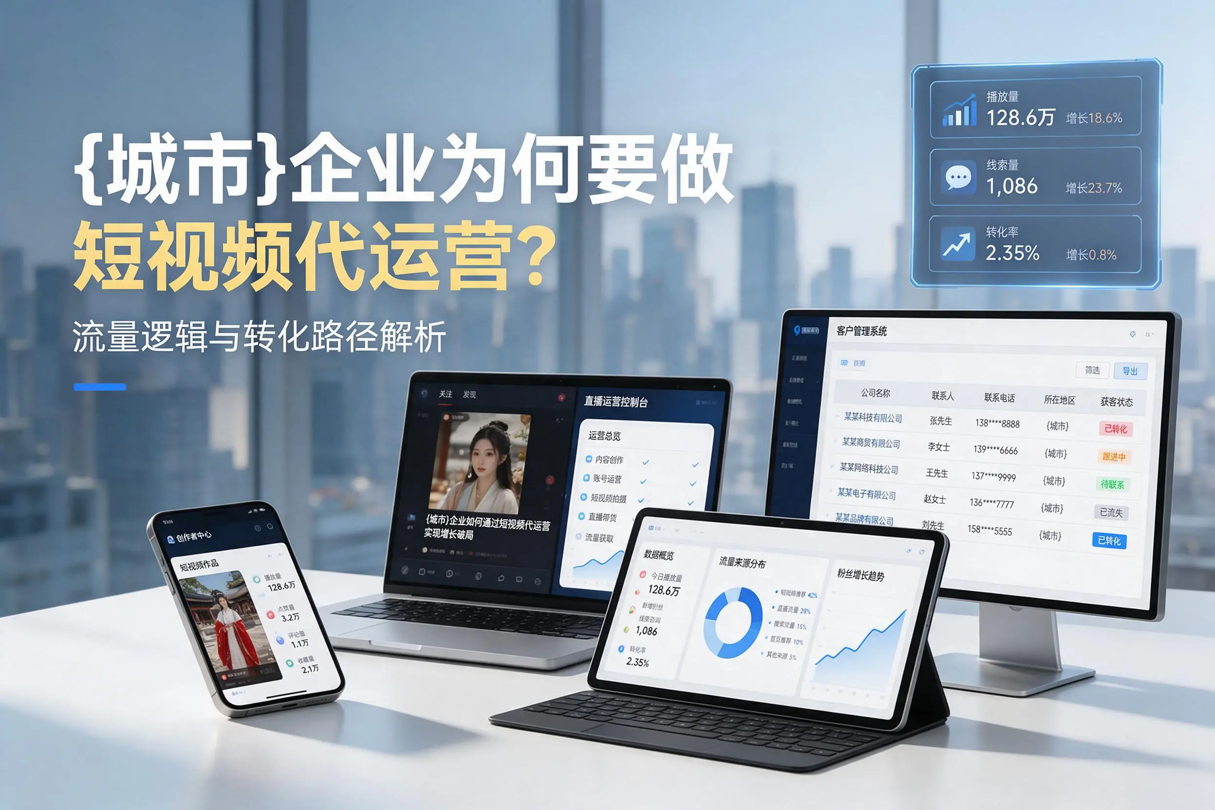 琼海企业为何要做短视频代运营？流量逻辑与转化路径解析