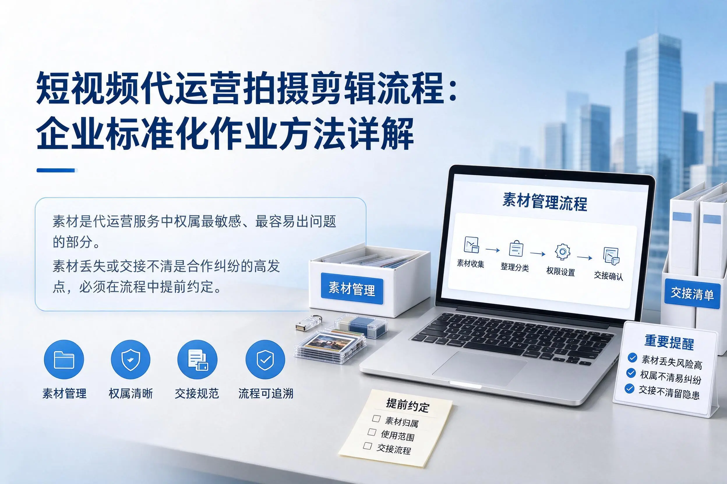 短视频代运营拍摄剪辑流程：琼海企业标准化作业方法详解