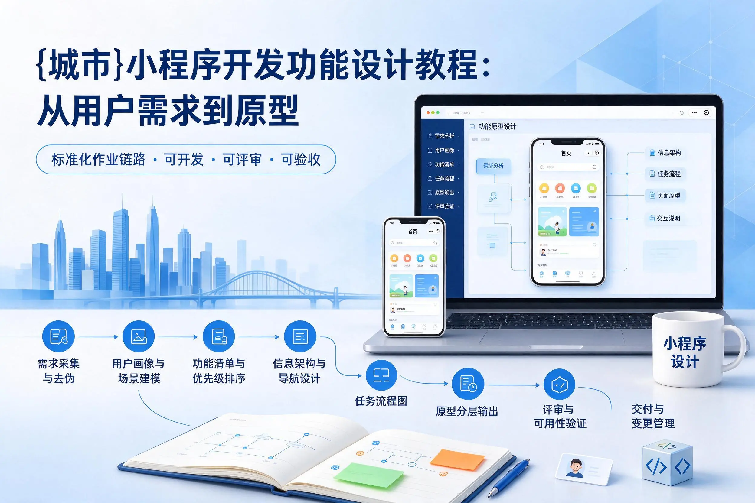 琼海小程序开发功能设计教程:从用户需求到原型