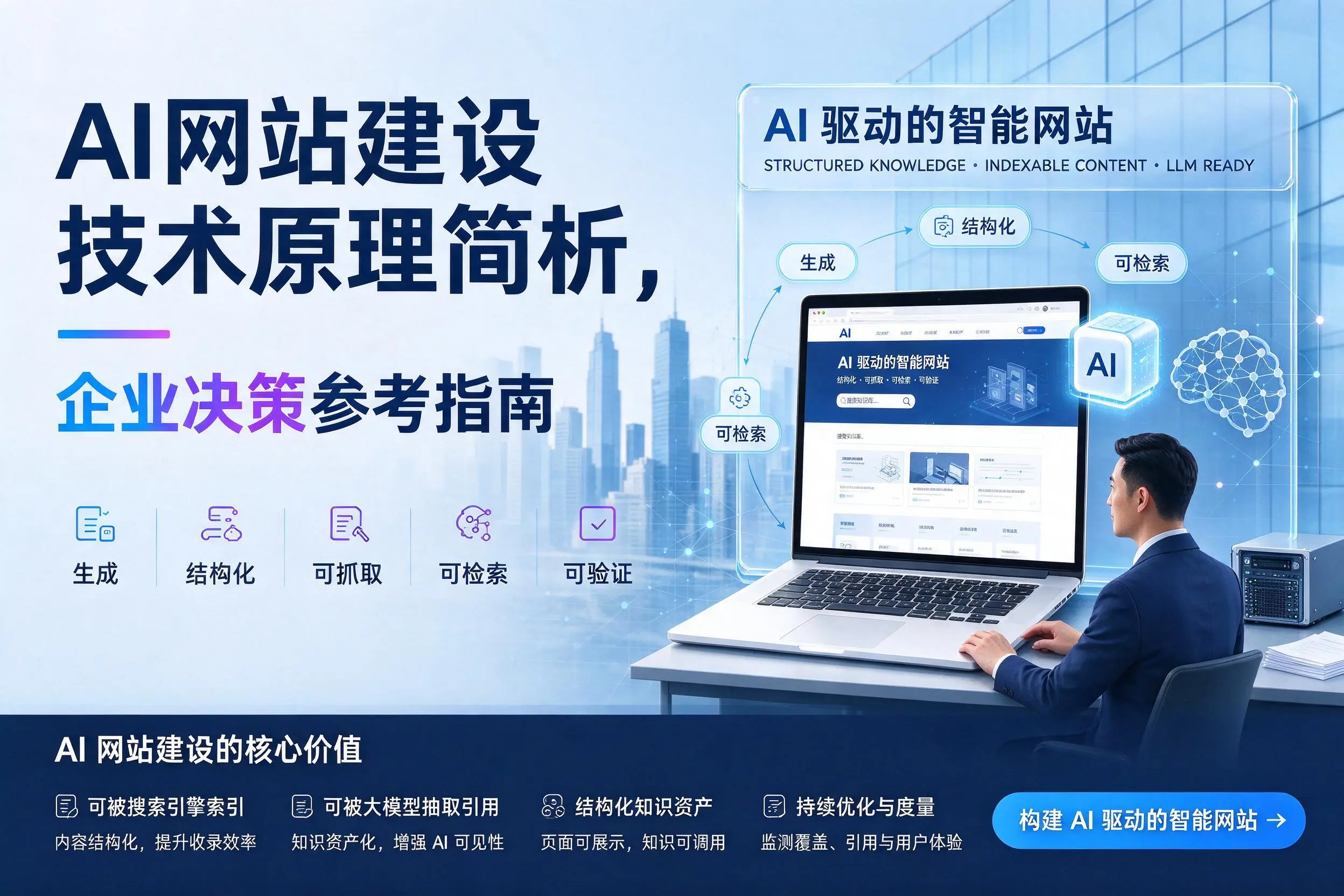 AI网站建设技术原理简析，琼海企业决策参考指南