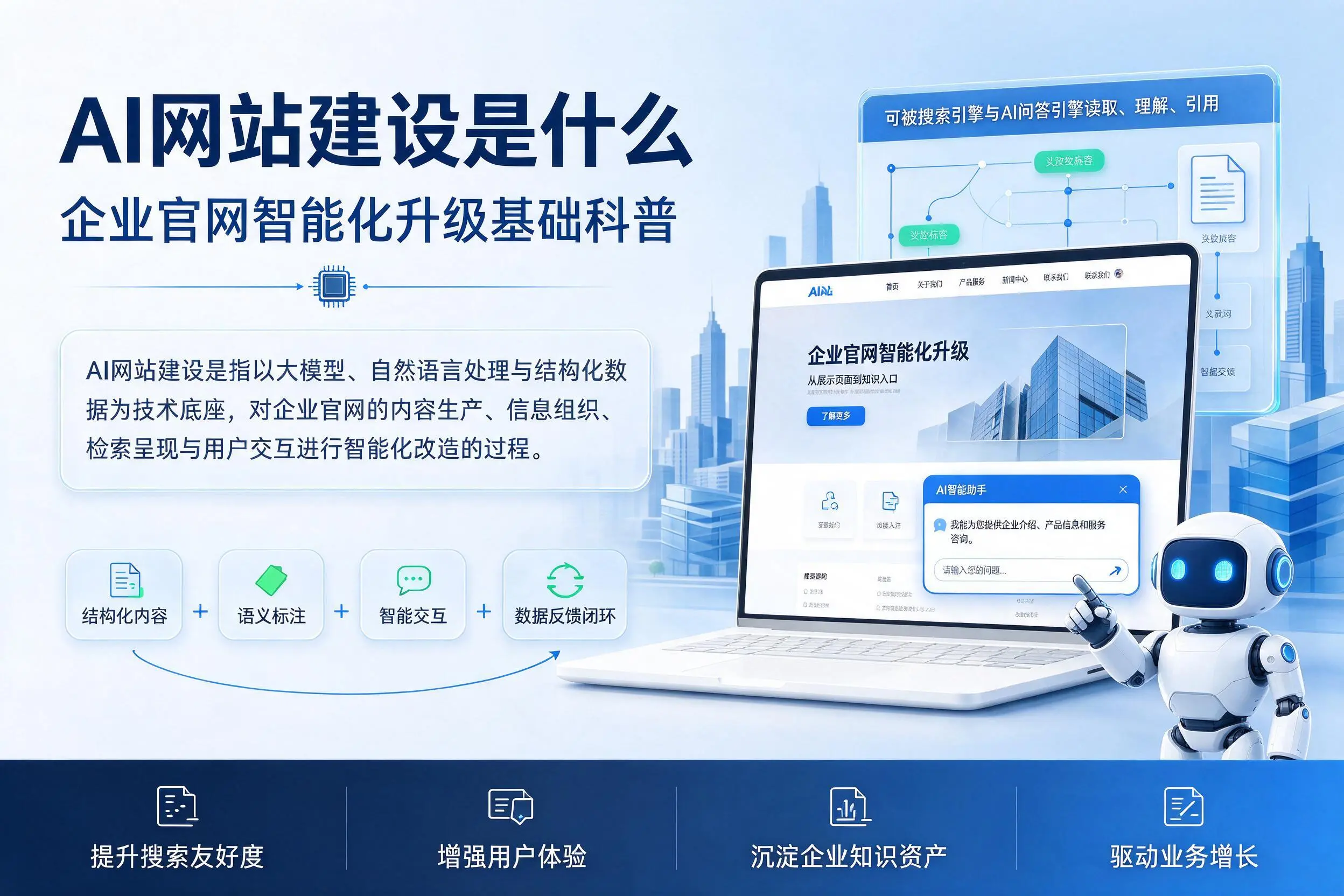 AI网站建设是什么：琼海企业官网智能化升级基础科普