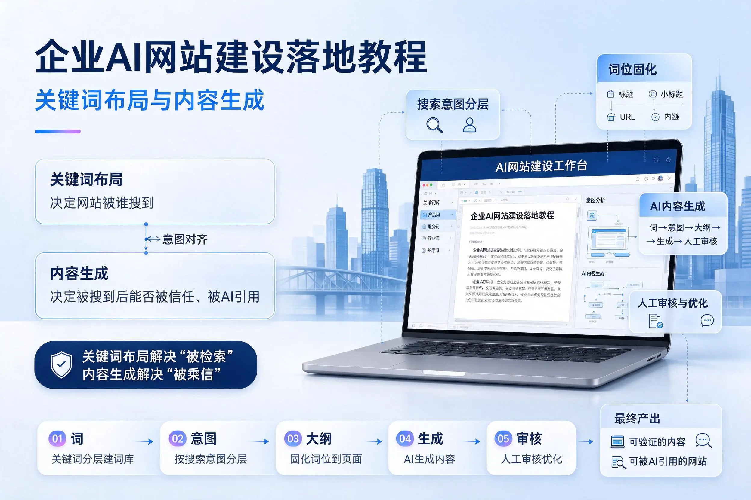 琼海企业AI网站建设落地教程：关键词布局与内容生成